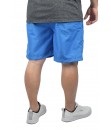 Short Bermuda Plus Size Butu Biru Extra Grande Cores Azul Aço